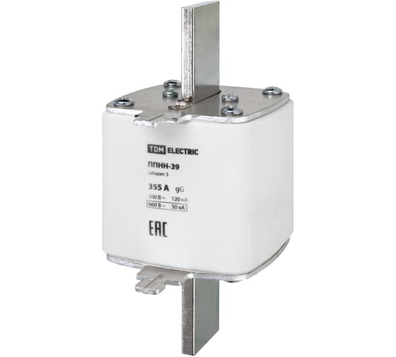 Плавкая вставка предохранителя ППНН-39 TDM ELECTRIC габарит 3 250А SQ0713-0034