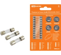 Плавкая вставка TDM ELECTRIC Н520Т 6А 250В упак 10 шт. SQ0738-0114