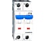Автоматический выключатель Schrack Technik DC, хар-ка B, 2-полюсный, 4А, 10кА, ME BM014204ME 1