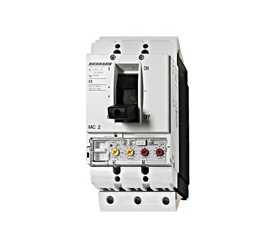 Автоматический выключатель Schrack Technik тип VE, 3-полюсный, 150kA, 100A MC210333S