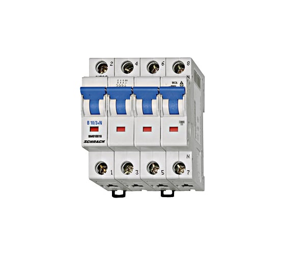 Автоматический выключатель Schrack Technik хар-ка C, 3-полюсный+N, 16А, 6кА, ME BM617816ME