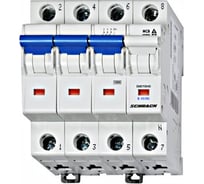 Автоматический выключатель Schrack Technik хар-ка В, 3-полюсный+N, 40А, 10кА BM018840