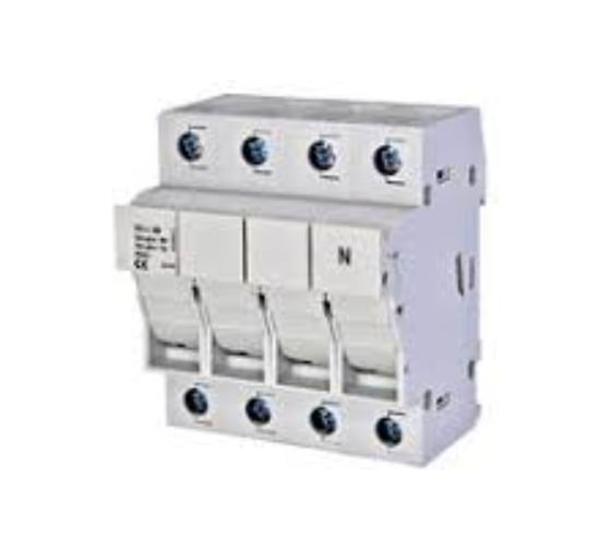 Держатель предохранителя Schrack Technik 10*38мм, 3-полюса+N, 32А IS506105--
