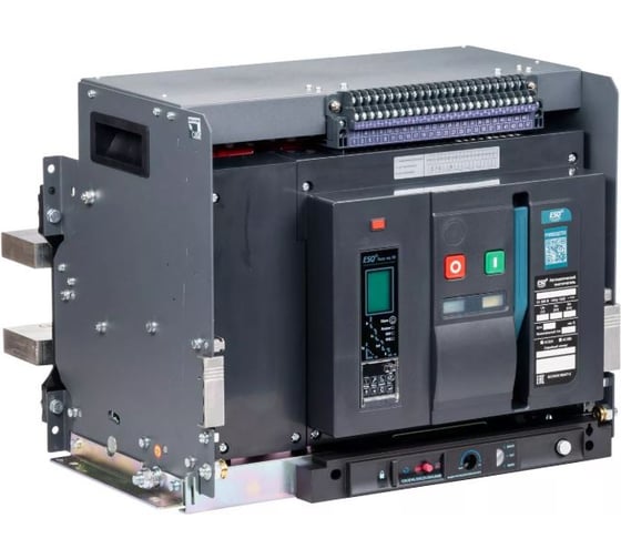 Воздушный автоматический выключатель ESQ (RUS) ВА99-40C 3D M2C2S2 3Н 4000A (с корзиной, 3пол. 4000А, 100 кА, тип реле 3Н, с мот. приводом 220В, кат. вкл 220В и нез. расцеп 220В) 14.01.03.2.000269