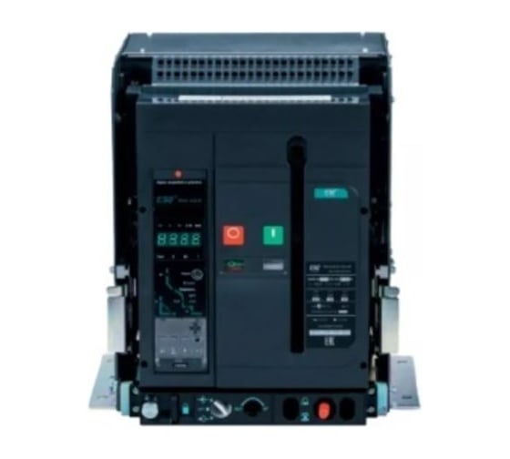 Воздушный автоматический выключатель ESQ (RUS) ВА99-40-0 3D M2C2S2 3H 800 (с корзиной, 3пол. 800А, 55 кА, тип реле 3H, с мот. приводом 220В, кат. вкл 220В и нез. расцеп 220В) 14.01.03.2.000345