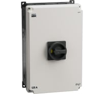 Выключатель-разъединитель IEK ARMAT SDM 3P 125А в пластиковом боксе IP67 AR-SDM-21-125