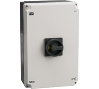 Выключатель-разъединитель IEK ARMAT SDM 3P 125А в алюминиевомом боксе IP67 AR-SDM-31-125