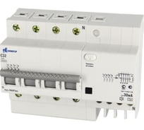 Дифференциальный автомат Контактор АД-063 4P 16А Idn-30mA тип А 7000641