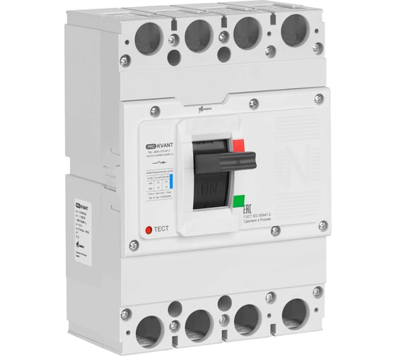 Выключатель автоматический Контактор PRO.KVАNT TM-400S 4P 350А 50кА C KV0000298