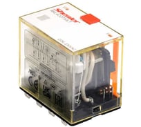 Реле Shenler НТК Приборэнерго, 4CO, 10A,(250VAC/30VDC),24VAC, мех. индикация, тест-кнопка с блокировкой, LED RKL4CO524LT