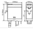 Реле Shenler НТК Приборэнерго, 1CO, 12A(250VAC/30VDC), 12VDC, мех. индикация, тест-кнопка с блокировкой, LED RFT1CO012LT 2