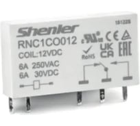 Реле Shenler НТК Приборэнерго, 1CO, 6A(250VAC/30VDC), 5VDC, для печатных плат и цоколей SNB05/SNC05, IP60 RNC1CO005