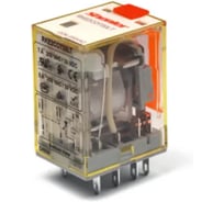 Реле Shenler НТК Приборэнерго, 2CO, 7A(250VAC/30VDC), 220VDC, мех. индикация, тест-кнопка с блокировкой, LED RKE2CO220LT