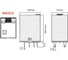 Реле Shenler НТК Приборэнерго, 2CO, 7A(250VAC/30VDC), 220VDC, мех. индикация, тест-кнопка с блокировкой, LED RKE2CO220LT 2