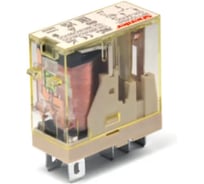 Реле Shenler НТК Приборэнерго, 2CO, 8A(250VAC/30VDC), 48VDC, мех. индикация, тест-кнопка с блокировкой, LED RFT2CO048LT