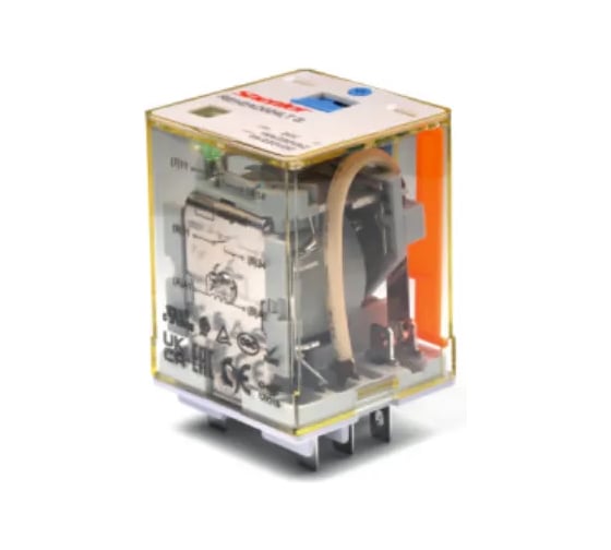 Реле Shenler НТК Приборэнерго, 3CO, 16A(400VAC/30VDC), 400VAC, мех. индикация, тест-кнопка, LED REH3CO900LT 1
