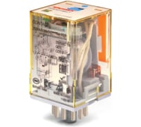 Реле Shenler НТК Приборэнерго, 3CO, 10A(250VAC/24VDC), 24VDC, мех. инд., тест-кнопка с блокировкой, LED RUB3C5024LT