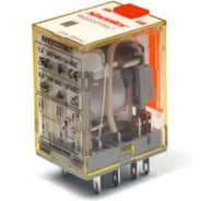 Реле Shenler НТК Приборэнерго, 4CO, 5A(250VAC/30VDC), 115VAC, мех. индикация, тест-кнопка с блокировкой, LED V RKE4CO615LT