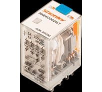 Реле Shenler НТК Приборэнерго, 4CO, 5A(250VAC/30VDC), 110VDC, мех. индикация, тест-кнопка с блокировкой, диод +A1/-A2, LED RKE4CO110LTD1