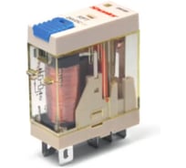 Реле Shenler НТК Приборэнерго, 2CO, 8A(250VAC/30VDC), 12VDC, мех. индикация, тест-кнопка с блокировкой, LED RFT2CO012LT
