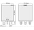 Реле Shenler НТК Приборэнерго, 3CO, 10A(250VAC/30VDC), 24VDC, мех. индикация, тест-кнопка с блокировкой, LED RKL3CO024LT 2