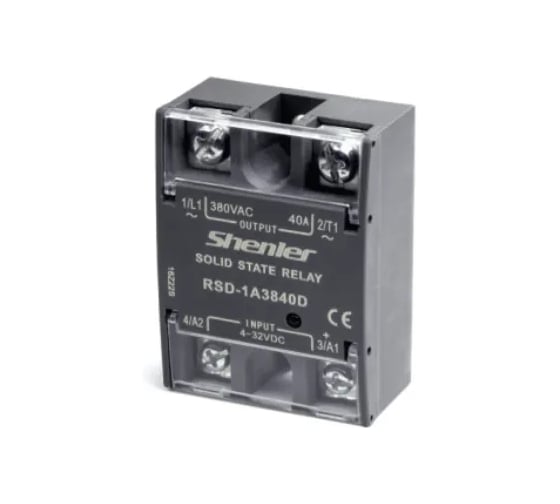 Реле твердотельное Shenler НТК Приборэнерго, однофазное, 60А(480VAC), 4-32VDC, W=45mm RSD-1A4860D