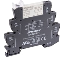 Реле интерфейсное SHENLER НТК Приборэнерго RNC1CO024 с колодкой SNB05-ST-A, push-in, 1CO, 6A(250VAC), 24VAC/DC, LED, W=6.2mm V RNC1CO024+SNB05-ST-A