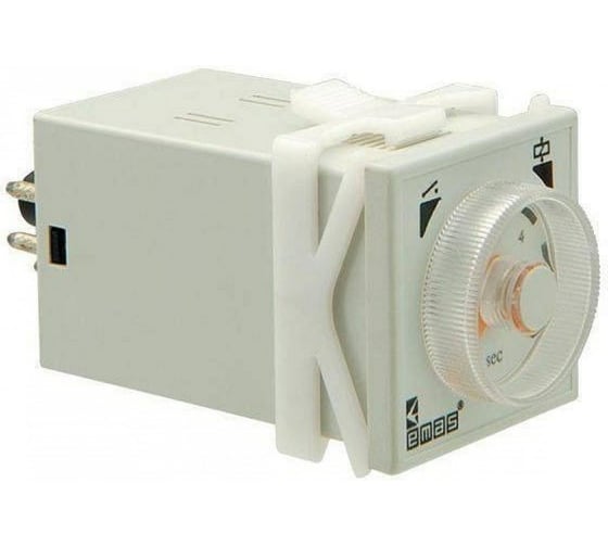 Реле времени Emas с задержкой включения 6,0-60 сек 24-220В AC-DC RZ1A1A60S-25