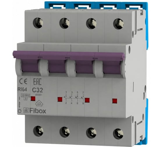 Автоматический выключатель Fibox Iskra RI 64 C32