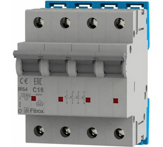 Автоматический выключатель Fibox Iskra RI 64 C16