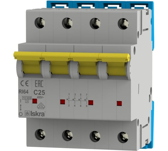 Автоматический выключатель Fibox Iskra RI 64 C25