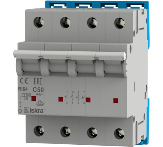 Автоматический выключатель Fibox Iskra RI 64 C50