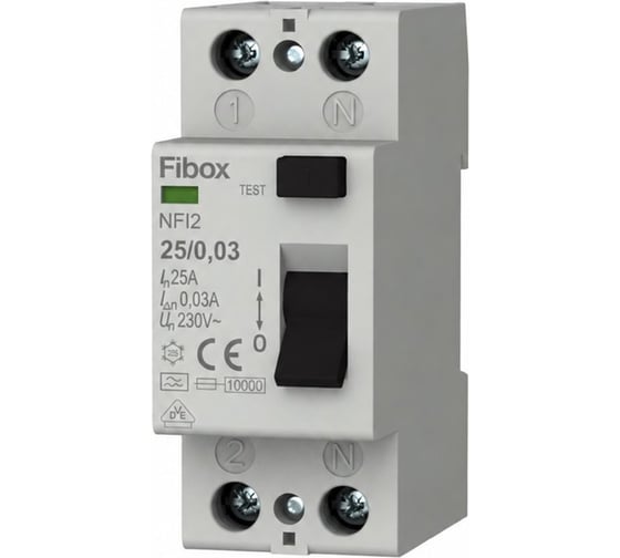 Устройство защитного отключения Fibox (УЗО) NFI2 25/003