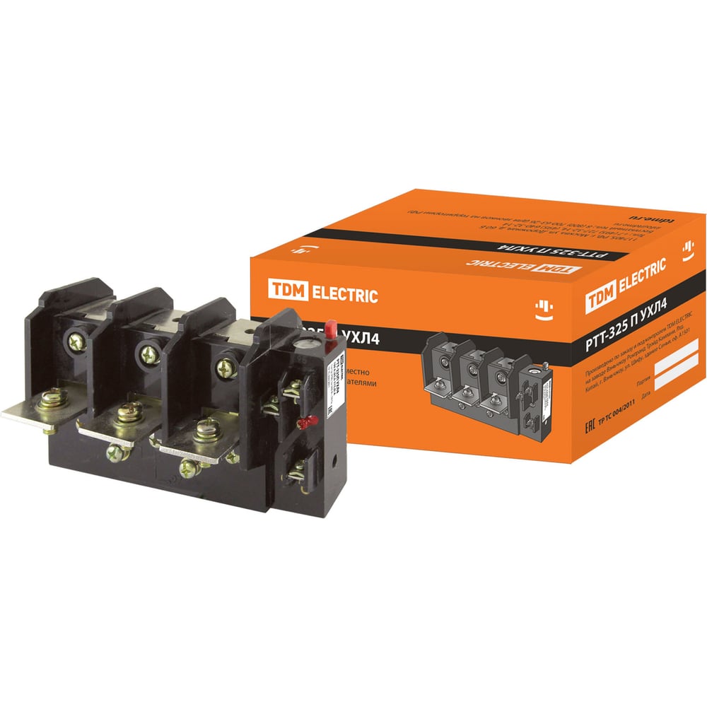 Тепловое реле TDM РТТ-325 П УХЛ4 100А (85,0 - 115,0)А SQ0741-0004 ...