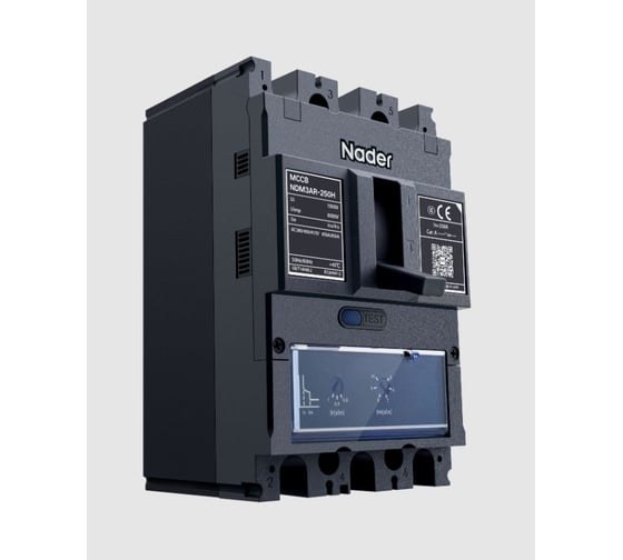 Автоматический выключатель в литом корпусе Nader NDM3AR-250C/3 3 00 160 221200082