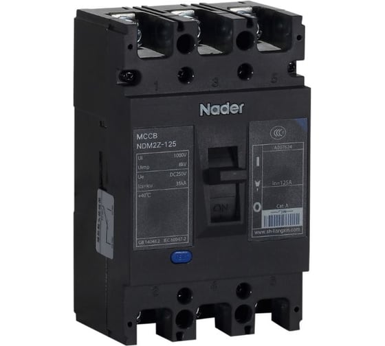 Автоматический выключатель в литом корпусе Nader NDM2Z-125/3 3 00 80A 213000036