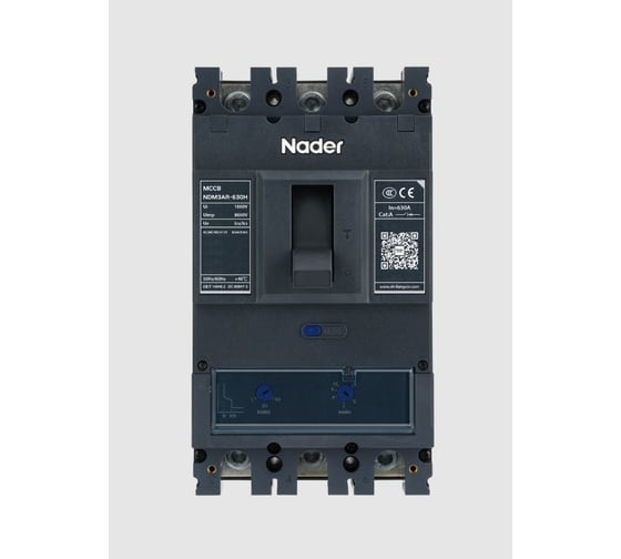 Автоматический выключатель в литом корпусе Nader NDM3AR-630C/3 3 00 400 221200221
