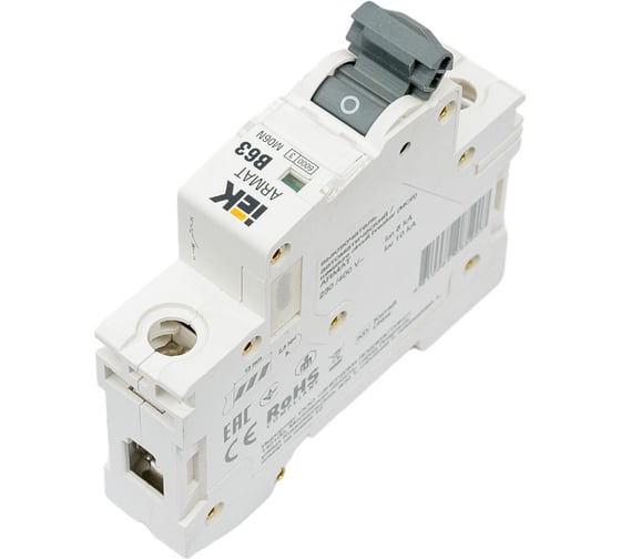 Автоматический выключатель IEK M06N 1P B 63А AR-M06N-1-B063