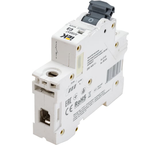 Автоматический выключатель IEK M06N 1P C 3А AR-M06N-1-C003