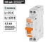 Автоматический выключатель дифференциального тока TDM ELECTRIC АВДТ 63М, 2P 1P+N, C, 25, 100мА, 4,5кА, тип АС SQ0202-0067 2