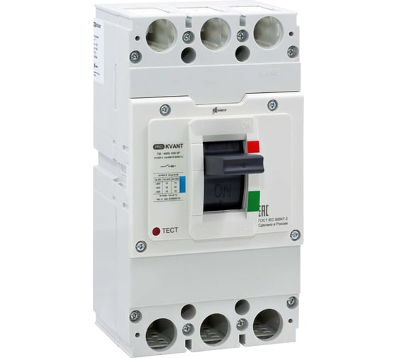 Выключатель автоматический Контактор PRO.KVАNT TM-400N 3P 315А 35кА KV0000101