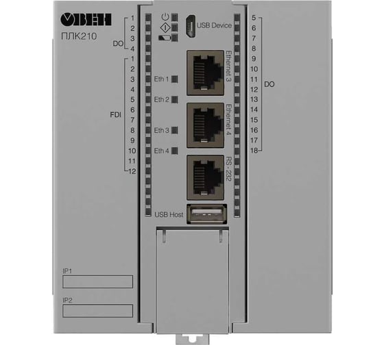 Программируемый логический контроллер ОВЕН ПЛК210-02-CS R-00000265