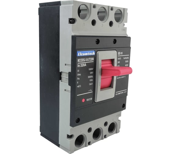 Автоматический выключатель в литом корпусе ELCOMTECH MCCB35J-40-3T320N УТ-00039958