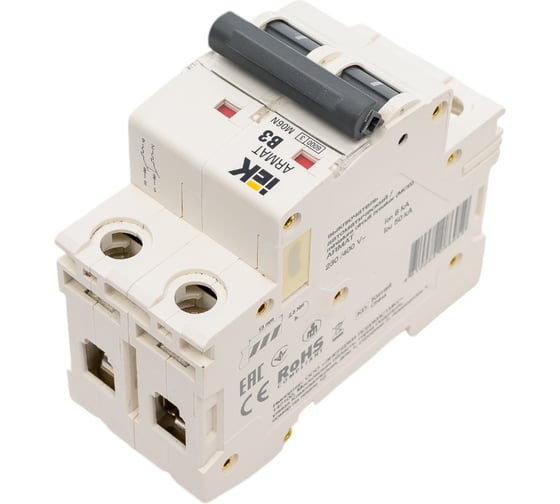 Автоматический выключатель IEK M06N 2P B 3А AR-M06N-2-B003