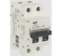 Автоматический выключатель IEK M06N 2P C 20А AR-M06N-2-C020