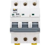 Автоматический выключатель IEK M06N 3P B 40А AR-M06N-3-B040