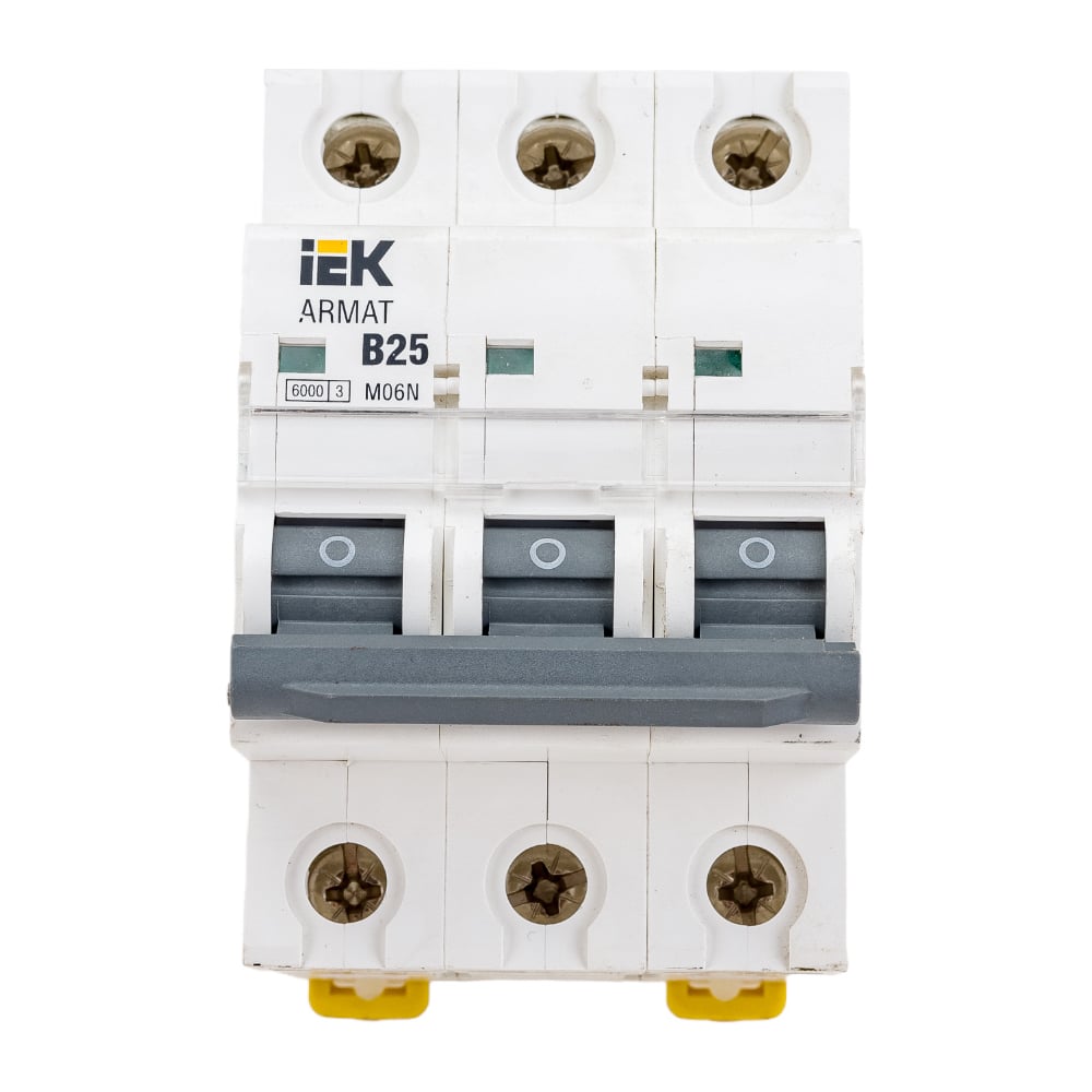 Автоматический выключатель IEK M06N 3P B 25А AR-M06N-3-B025 - выгодная ...