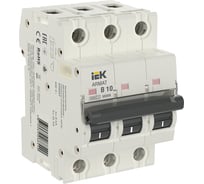 Автоматический выключатель IEK M06N 3P C 1А AR-M06N-3-C001