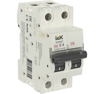 Автоматический выключатель IEK M10N 2P C 4А AR-M10N-2-C004
