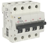 Автоматический выключатель IEK M10N 4P D 2А AR-M10N-4-D002